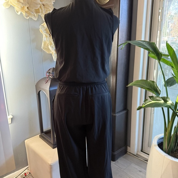 New York & Company Black Button-Down Jumpsuit - Picture 3 of 4